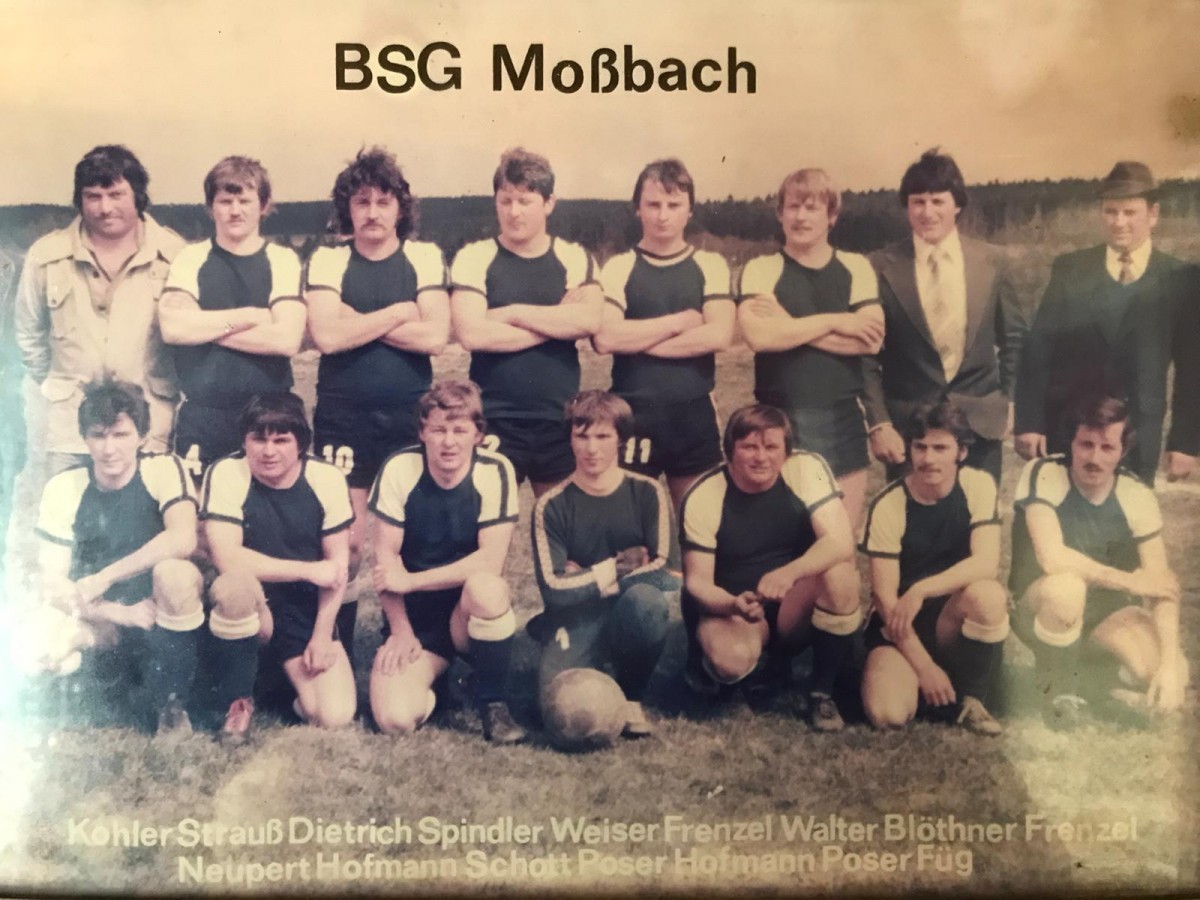 History: Die BSG Moßbach Anfang der 1980er