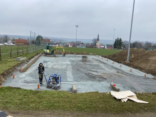 Bauprojekt Soccercourt im Jahr 2021