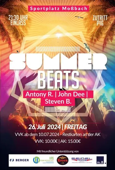 Summer Beats 2024: Der Vorverkauf läuft noch bis Donnerstag 💥