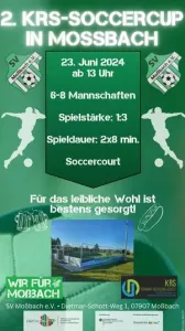 2. KRS-Soccercup am Sonntag in Moßbach