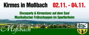 Das Moßbacher Kirmeswochenende naht! 🍻