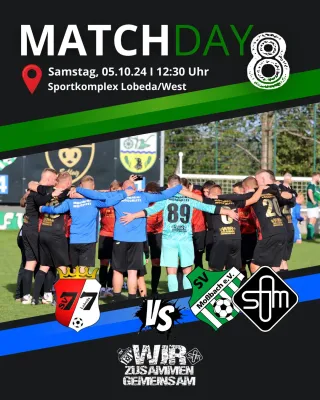 (1M) Samstag ab 12:30 Uhr: Auswärtsspiel in Lobeda-Ost