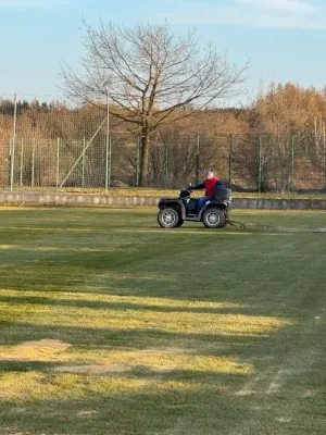 Arbeitseinsatz Platzbesandung am 19.03.2025