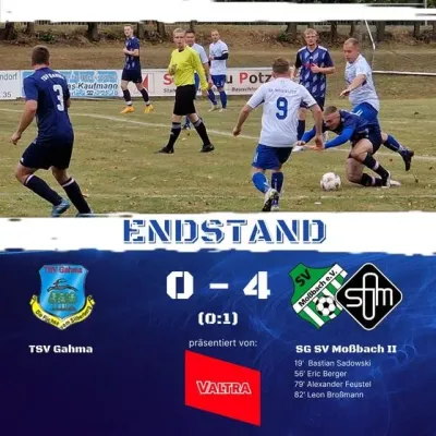 08.10.2023 TSV Gahma vs. SG SV Moßbach II